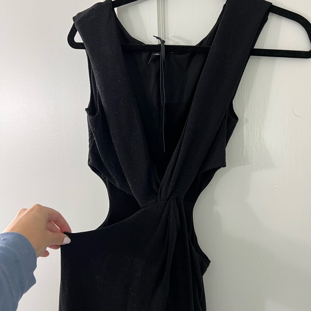 NEW H.ours Roseanne dress black